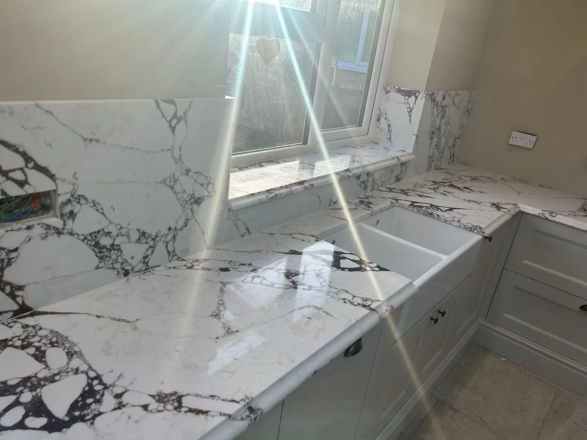 Calacatta Viola BQS quartz kitchen worktops