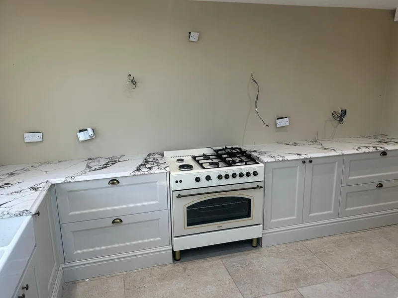 Calacatta Viola BQS quartz kitchen worktops