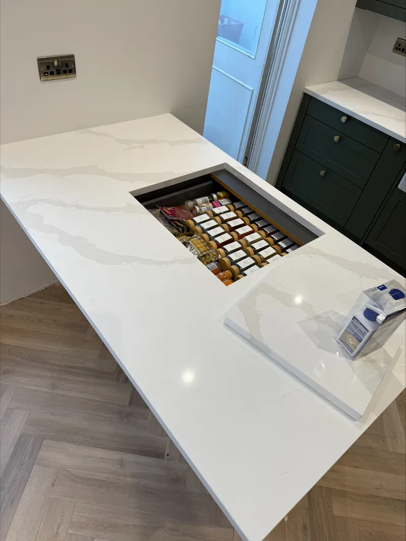 Calacatta Gold kitchen worktops