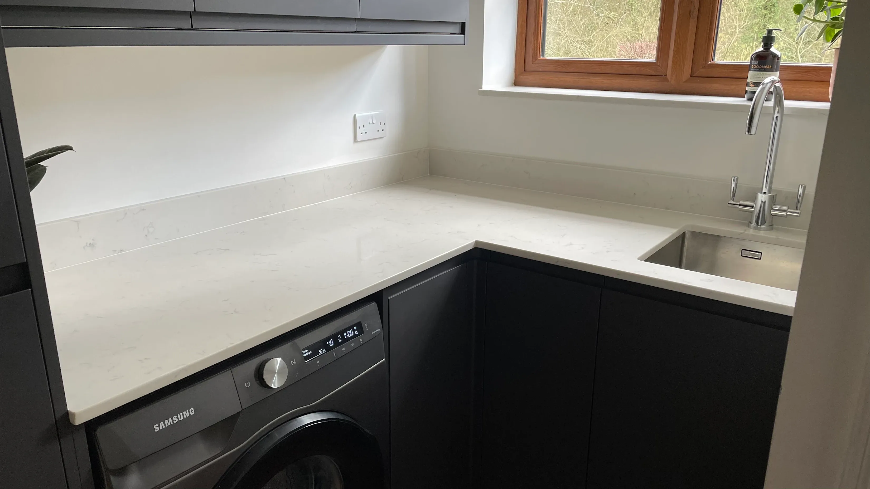 Andy Evans's utility room worktops by In2stone