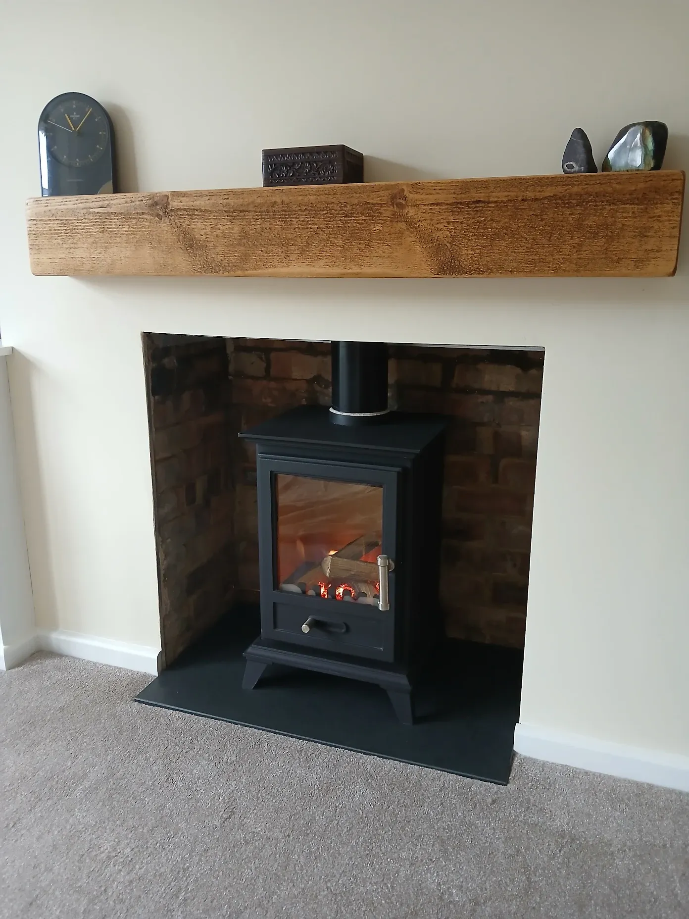 Gwyneth Hale's stone hearth by In2stone