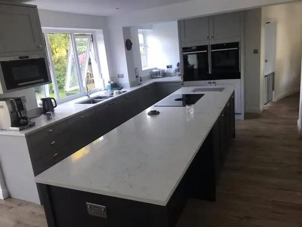 Sue Spiers's kitchen worktops by In2stone