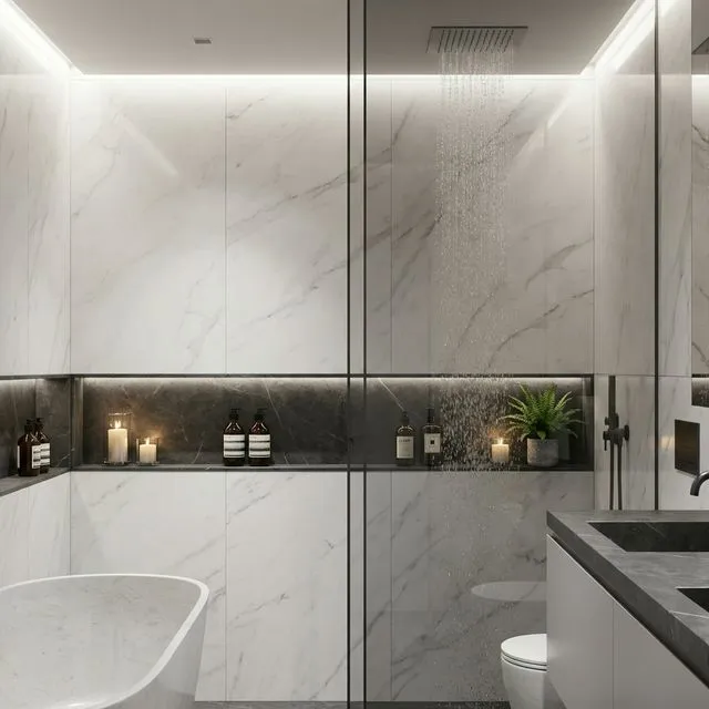 Recessed Bathroom Niches