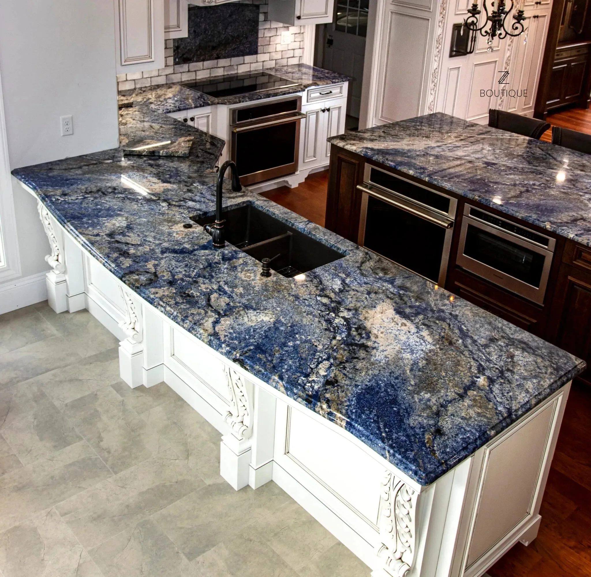 Granite worktop surface