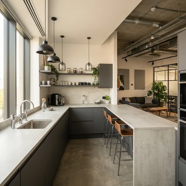 Office Breakout Kitchen