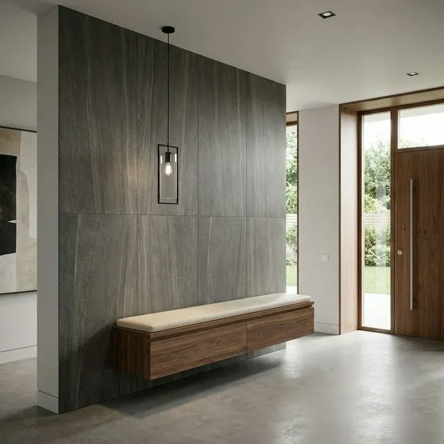 Ceramic Panel Hallway Accent