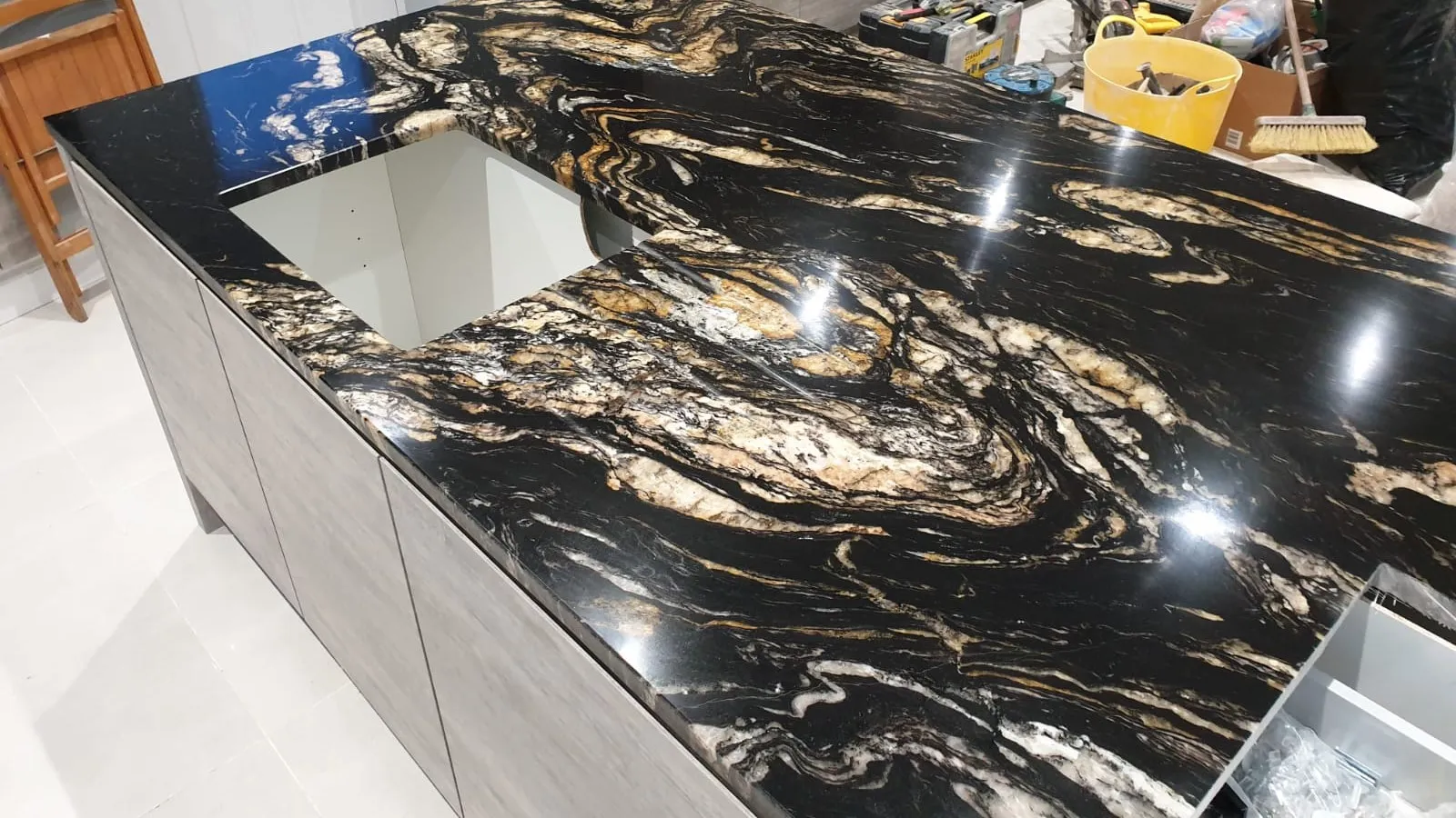 Cosmic Black Satinato Granite