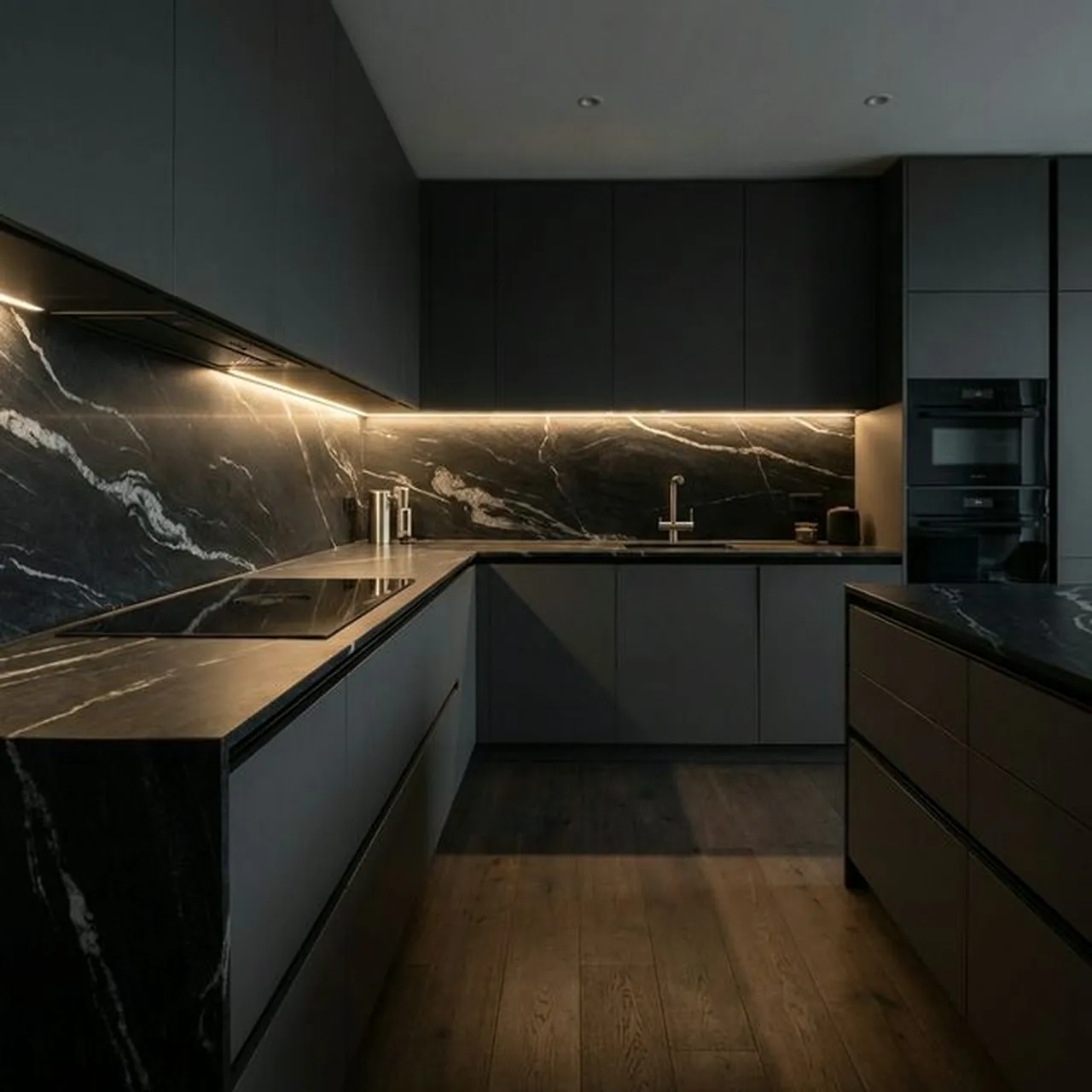 Dark Contemporary Kitchen