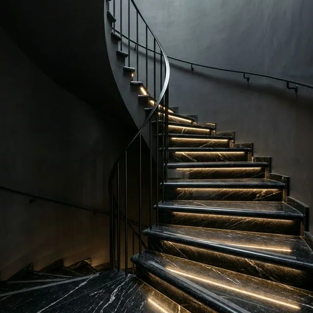 Dramatic Dark Spiral