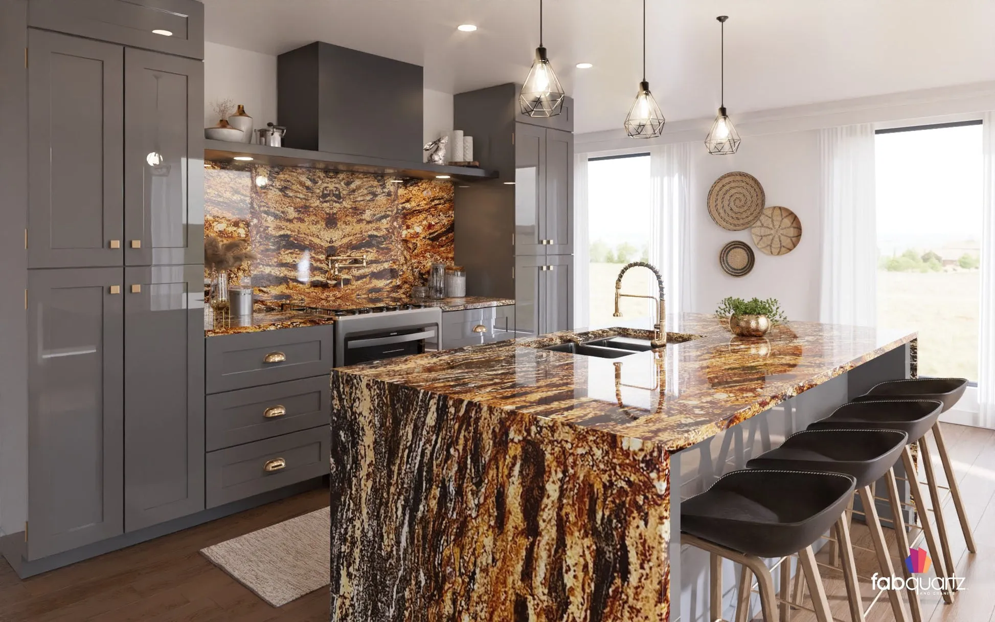 Golden Thunder Granite