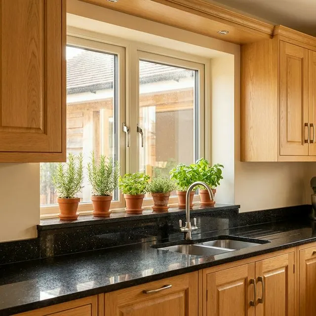 Kitchen Window Sill