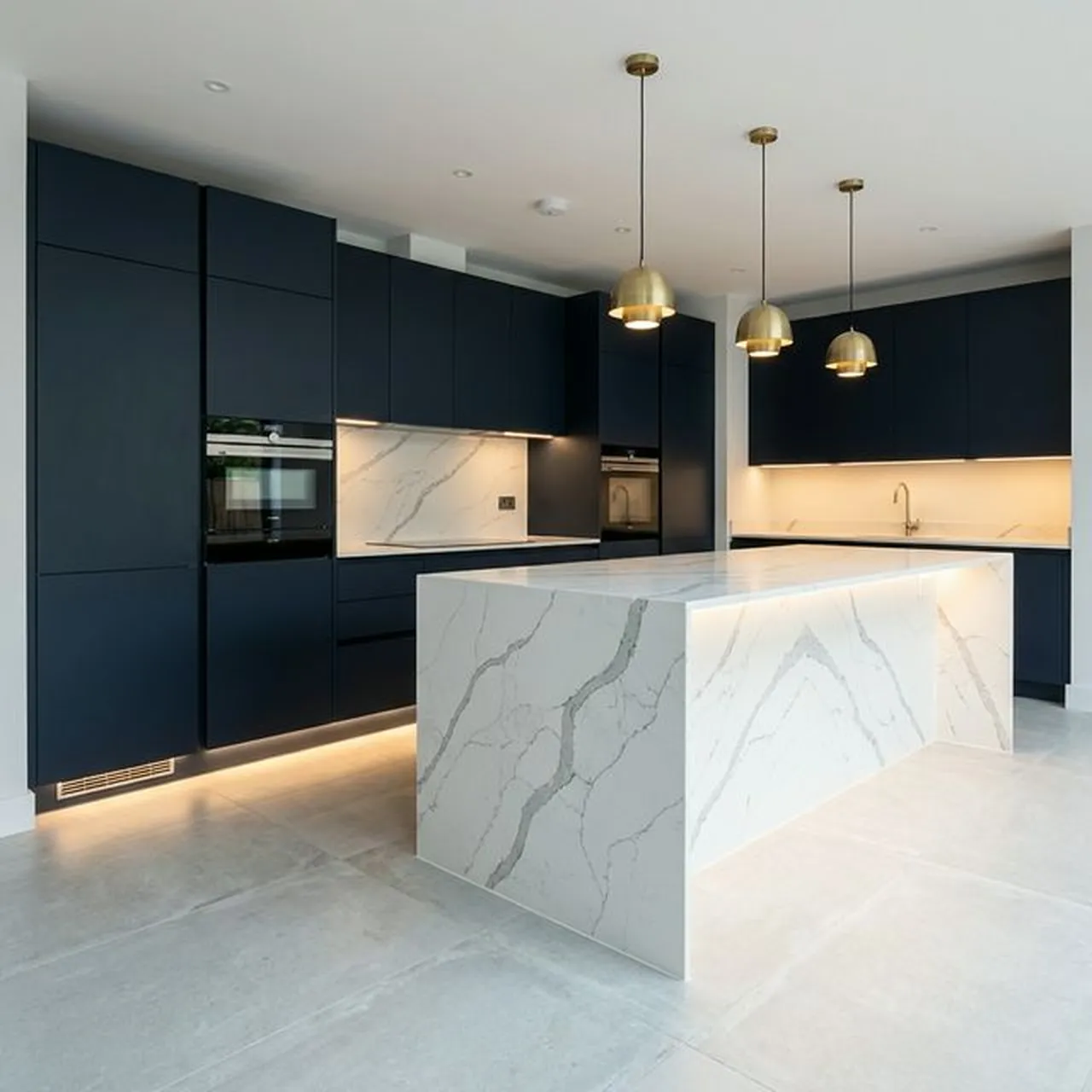 Modern Handleless Kitchen