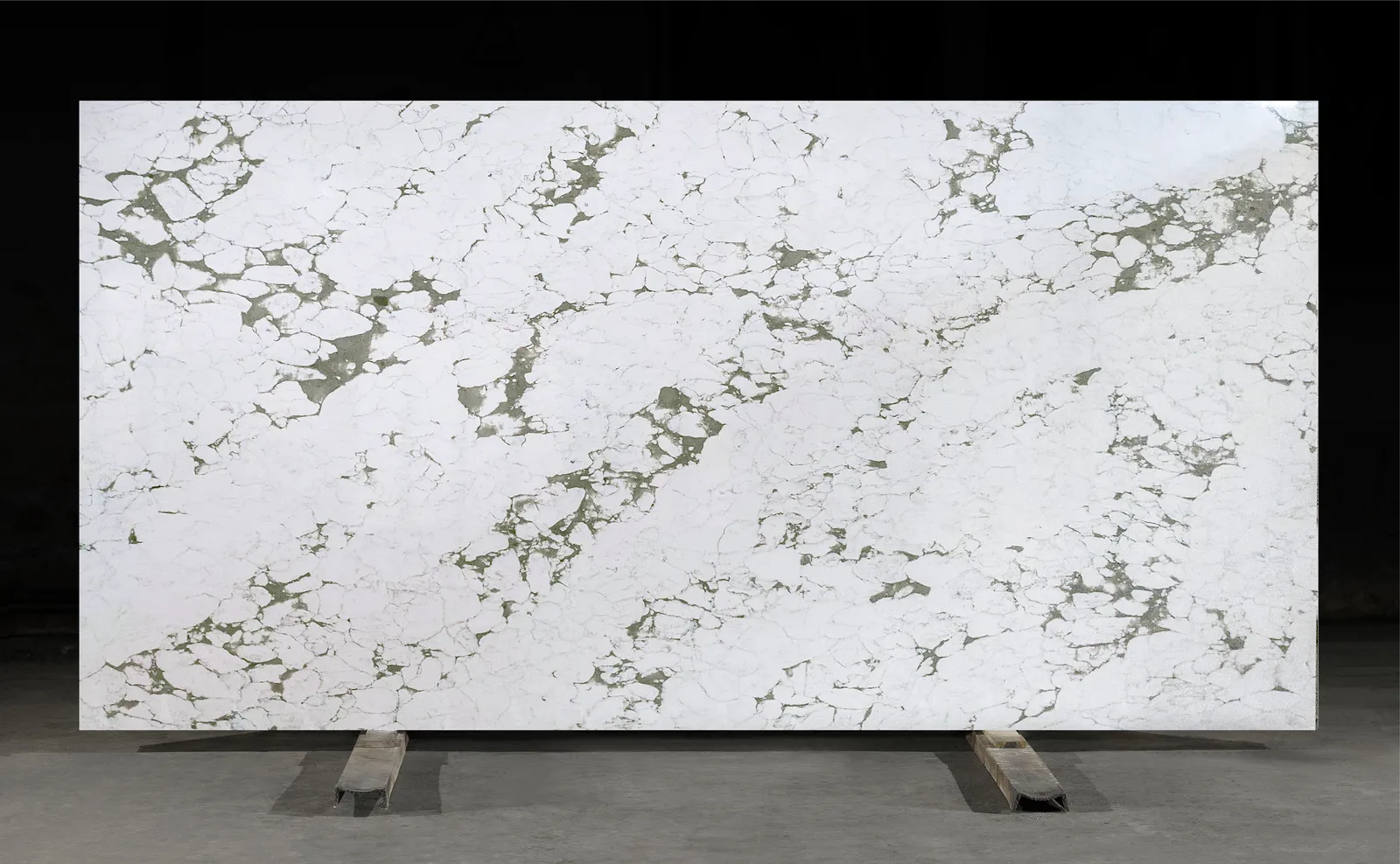 Modern Quartz Stone Arabescato Green Quartz