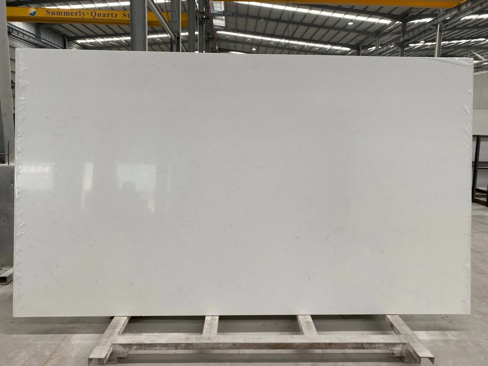 Modern Quartz Stone Bianco Carrara Super Jumbo Quartz