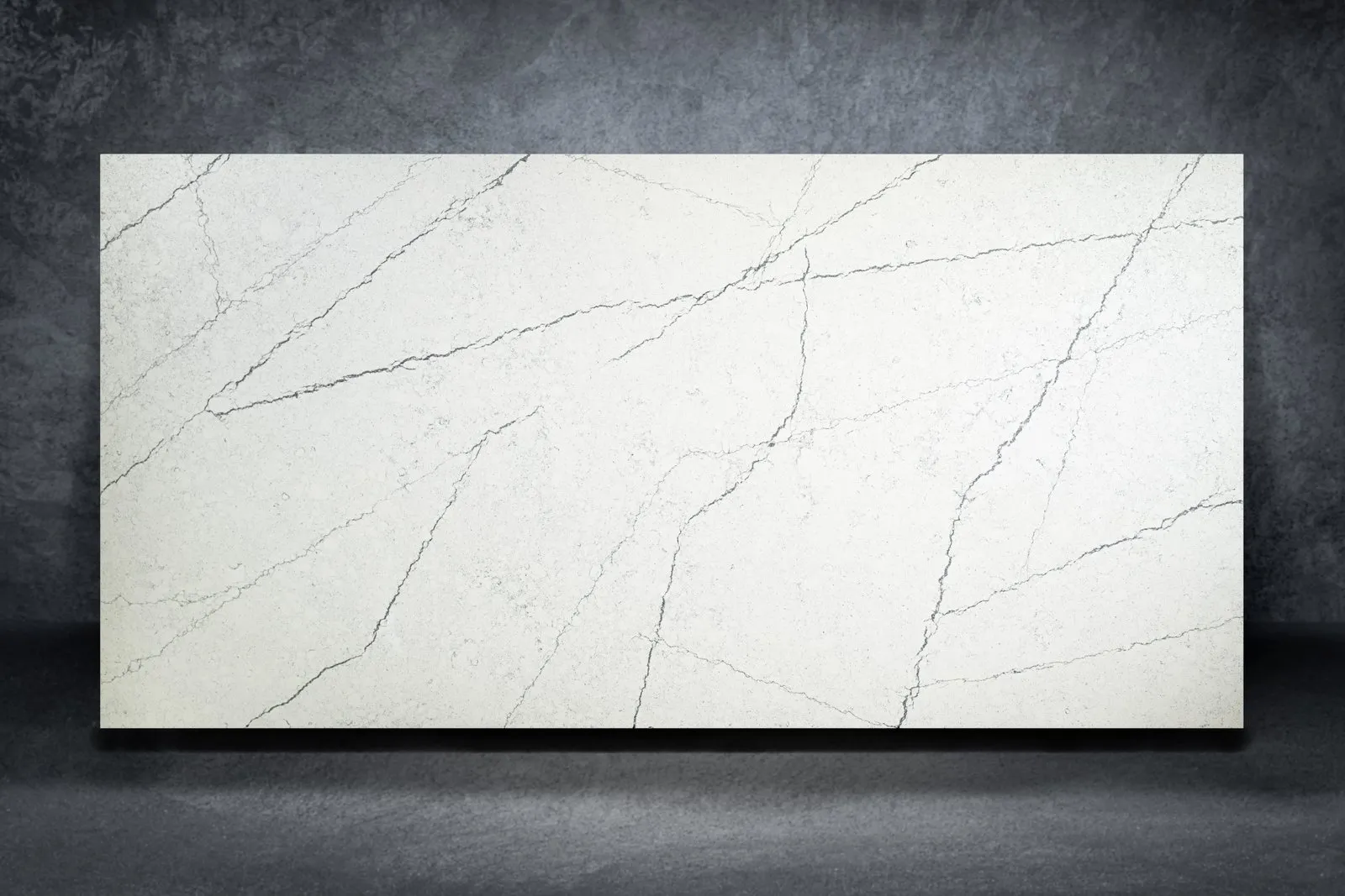 Modern Quartz Stone Thunder Gray Leather Quartz