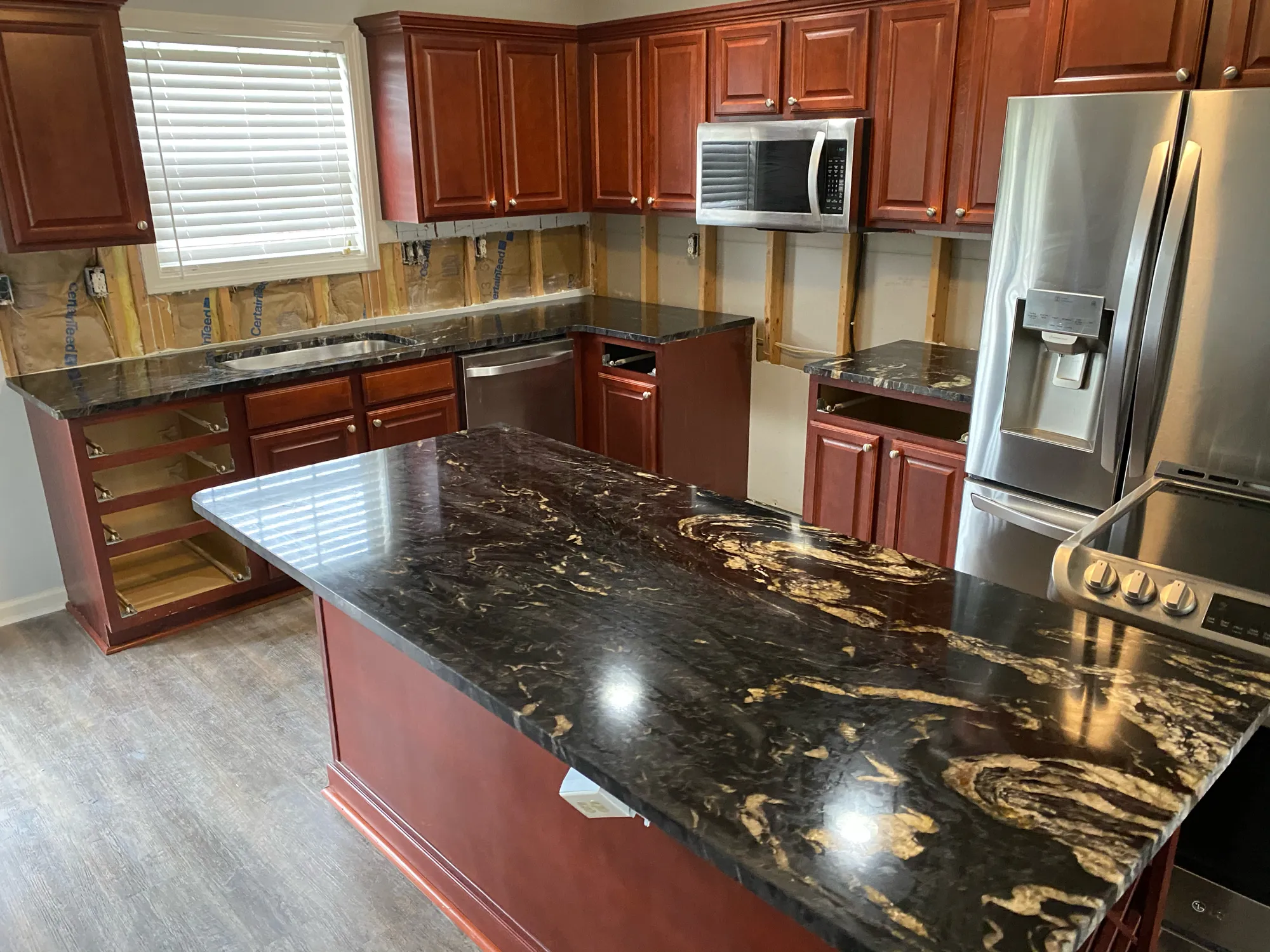 Titanium Gold Granite