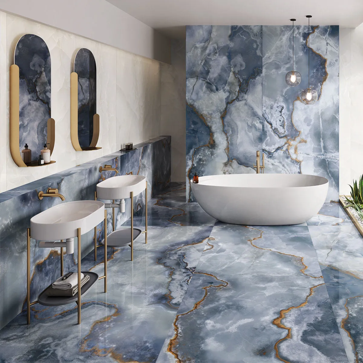 Onyx Blue Marble