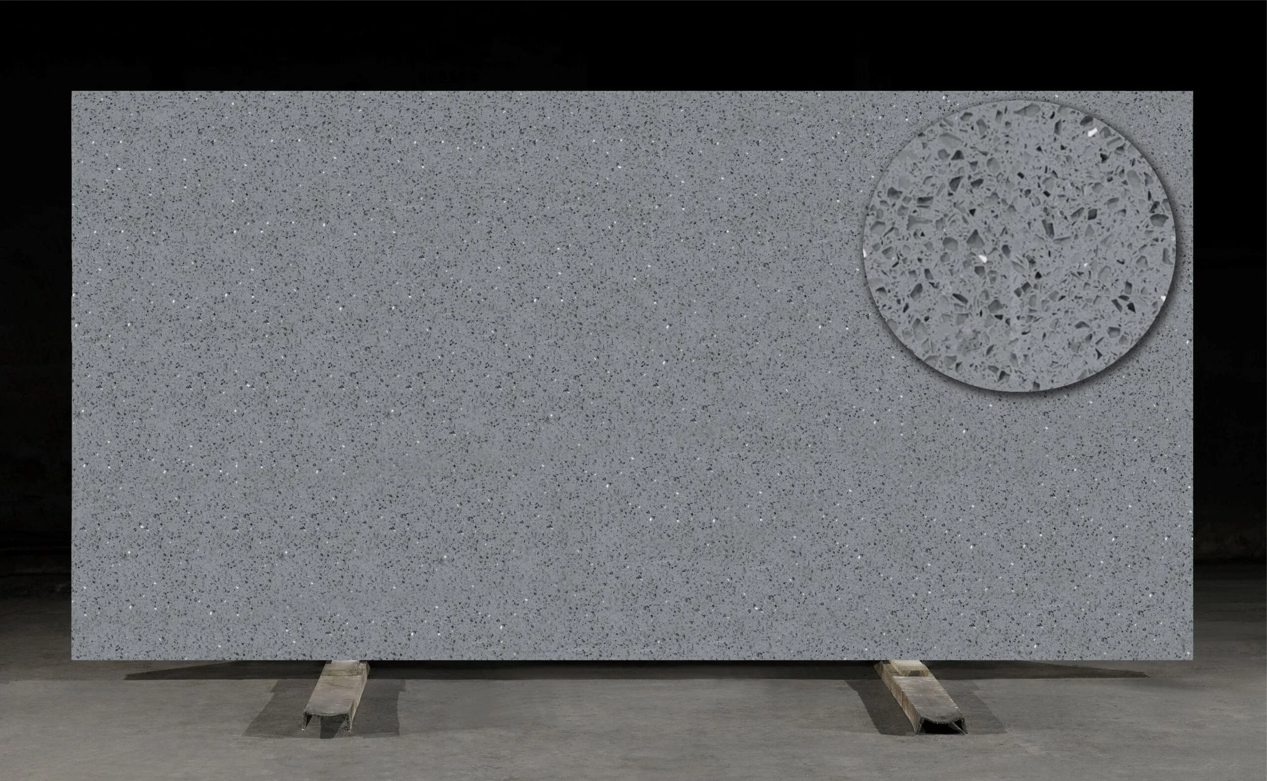 Classic Quartz Brillo Gris Quartz