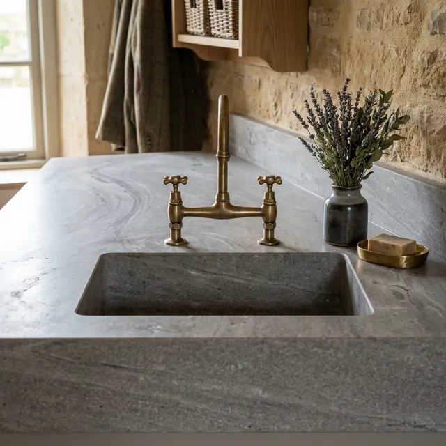 Integrated Stone Sink