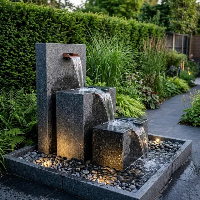 Stepped Granite Cascade