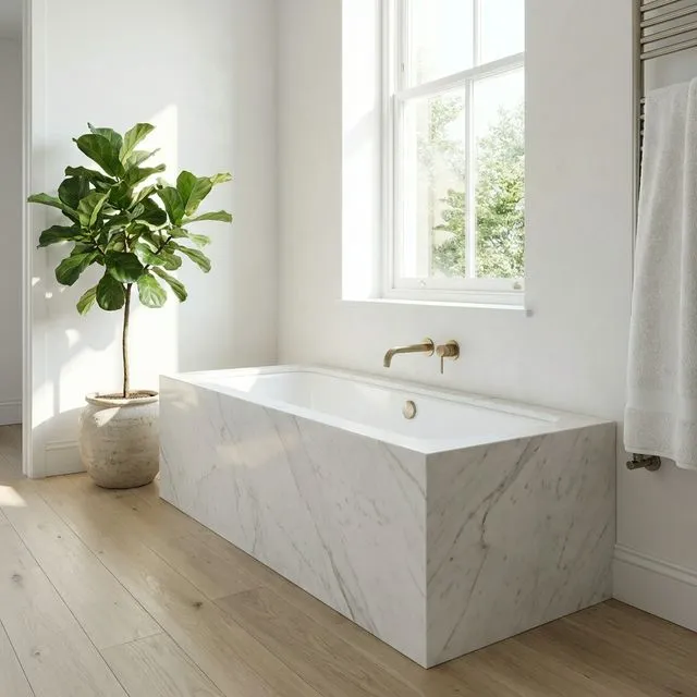 Contemporary Marble Bath